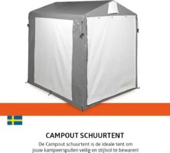 Campout Stella Nova Schuurtent - Grey -Weber Verkoop 666c1bf0e25bb5.79977075