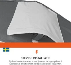 Campout Stella Nova Schuurtent - Grey -Weber Verkoop 666c1bf0eadd10.47434628