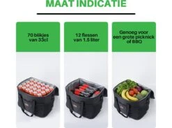 Merkloos Packaway 40 Liter Koeltas Met Divider - Black -Weber Verkoop 668e3894a287f1.40772079