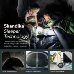 Skandika Casablanca 8 Sleeper Protect Tunneltent -Weber Verkoop 66a35ea47cad68.03714988
