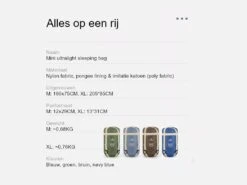 Naturehike 205 X 85 Cm Lichtgewicht Slaapzak - Blue -Weber Verkoop 66ab86ef52c889.99232724