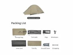 Naturehike Cloud Up 2 PRO Tent - Brown 9 Naturehike Cloud Up 2 PRO Tent - Brown -Weber Verkoop 66e3e318a818c3.25186345