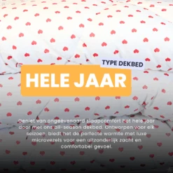 HappyBed Sweethearts All Year Dekbed - 160x200 Cm -Weber Verkoop 67470ee1434f45bf