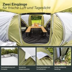 Skandika Hammerfest 6 Protect Koepeltent - Grey/Green -Weber Verkoop 6c1de3ca9015fcf3