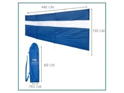 HIXA 440 X 130 Cm Windscherm - Blue -Weber Verkoop 75bb61cca41f2e36