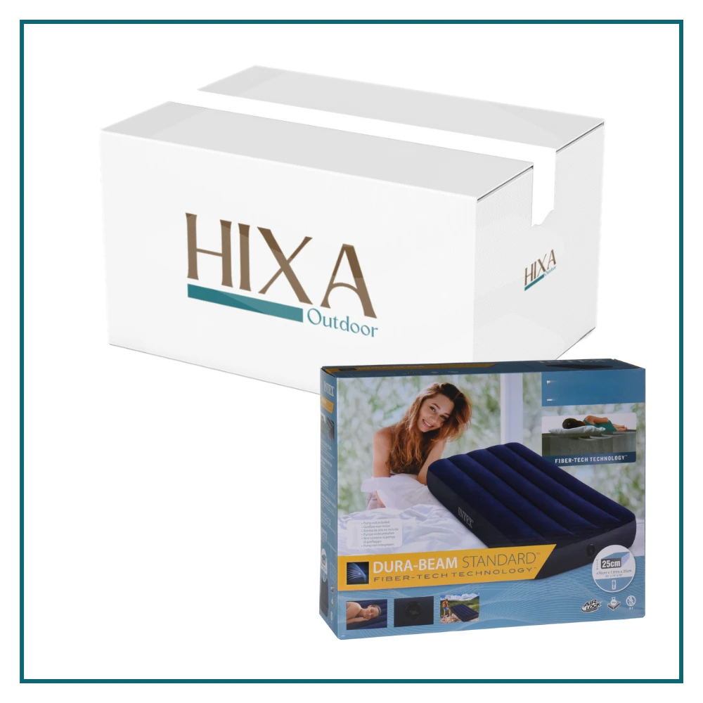 HIXA 1 Persoons Luchtbed - DarkBlue 5 HIXA 1 Persoons Luchtbed - DarkBlue - Afbeelding 5