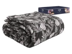 HappyBed Black Leaves All Year Dekbed - 200 X 220 Cm
