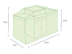 Merkloos Perel BBQ Beschermhoes - 110x135x65cm -Weber Verkoop 82b9c08ebd4a2212