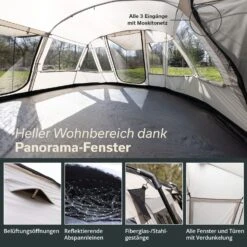 Skandika Nordland Sleeper 6 Tunneltent -Weber Verkoop 938a04704bdbe12f