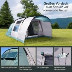 Skandika Hafslo 4 Sleeper Protect Tunneltent -Weber Verkoop 95c8558fb28d236e