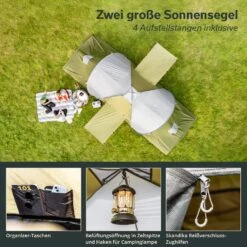 Skandika Hammerfest 6 Protect Koepeltent - Grey/Green -Weber Verkoop 9cf6d6a6ba882a90