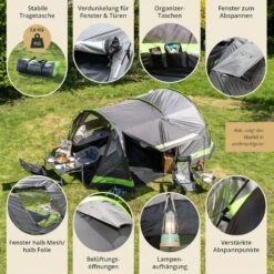 Skandika Kambo 6 Tunneltent -Weber Verkoop a26cf7c192bb4c80