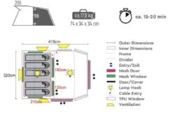 Tambu Nihaita Tunneltent - 5 Persoons -Weber Verkoop a42fe5752418cff9