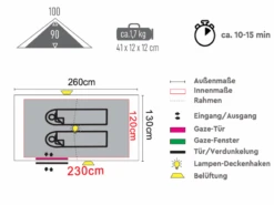 TAMBU Kutir 2 Lichtgewicht Trekkingtent -Weber Verkoop abbaf6cbc8a575ce