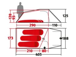 Wechsel Outpost 3 Tunneltent -Weber Verkoop abfaf7ab56faa64c