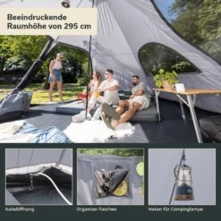 Skandika Hetta 460 Protect Tent - Grey -Weber Verkoop ae789f809ddec501