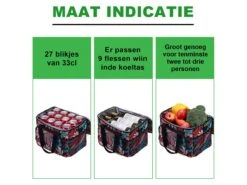 Merkloos Packaway 15 Liter Geïsoleerde Koeltas - Jungle -Weber Verkoop b12a7bae5d7b2804