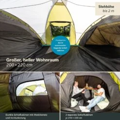 Skandika Hammerfest 6 Protect Koepeltent - Grey/Green -Weber Verkoop b7371b7a80dfe5b4