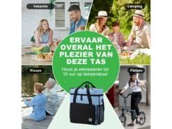 Merkloos Brisby 4-laags Geïsoleerde 40 Liter Koeltas - Blue -Weber Verkoop b9a7afa9cba9e062