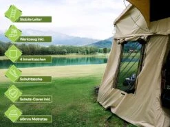OutdoorU Family Plus 4++ Personen Daktent - Groen -Weber Verkoop bb356386aabbc2b1