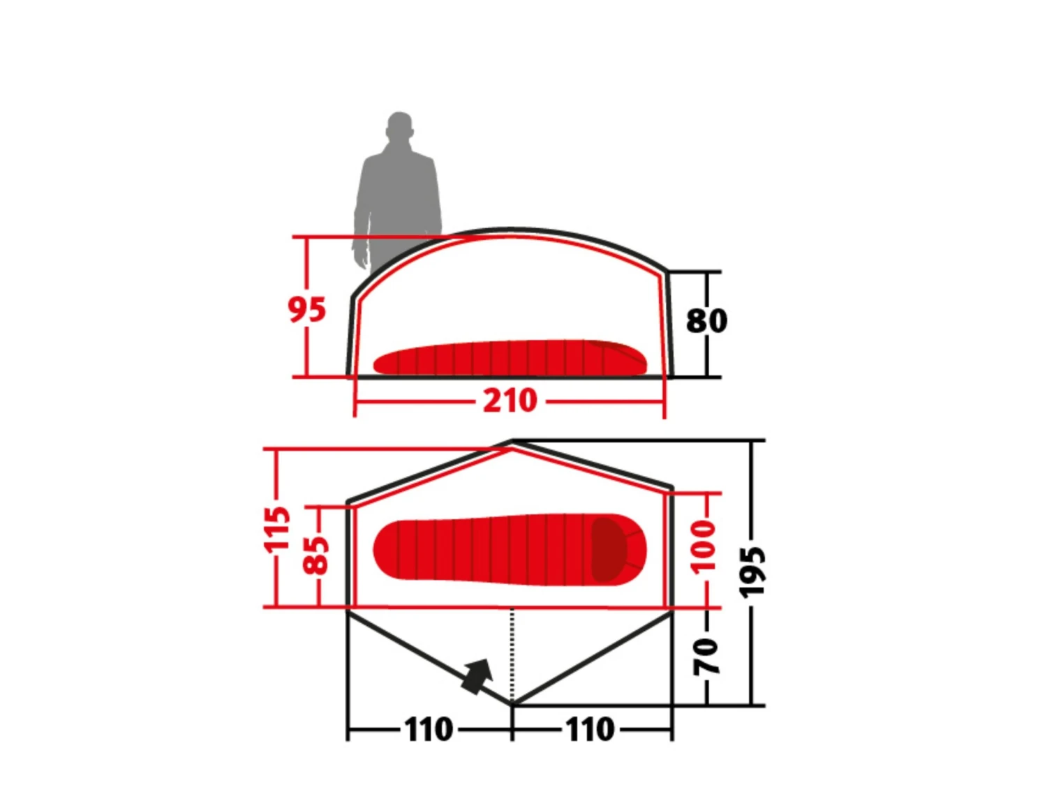 Wechsel Trailrunner Trekkerstent 3 Wechsel Trailrunner Trekkerstent - Afbeelding 3