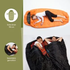 Skandika Vegas XXL Rechts Flanel Slaapzak -Weber Verkoop bee53dad93ec27d8