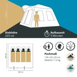 Skandika Hognes 4 Protect Quick-Start Dagtent -Weber Verkoop bf9b7afc0ce110cb