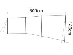 Bo-Camp Caira Windscherm -Weber Verkoop bo camp dennis windscherm 5 ecommerce