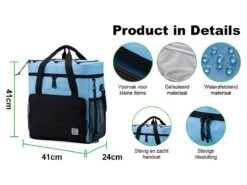 Merkloos Brisby 4-laags Geïsoleerde 40 Liter Koeltas - Blue -Weber Verkoop c651bc3e20aa3274