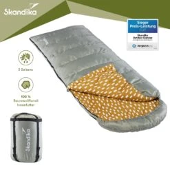 Skandika Dundee Flannel-R Grijze Slaapzak -Weber Verkoop cb1aba40ff8c6f7d