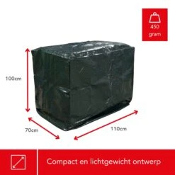 Merkloos Toolland BBQ Beschermhoes - 110x70x100cm -Weber Verkoop cc474c90ec5d8e44