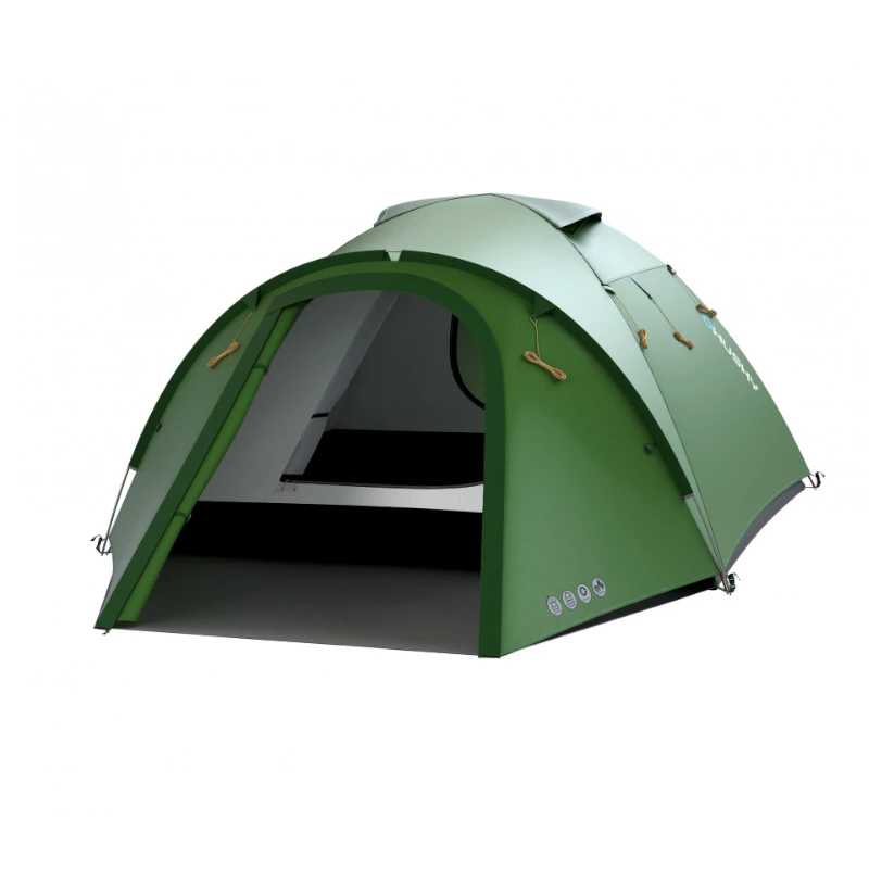 Husky Baron 3 Extreem Lichtgewicht Tent - Green 2 Husky Baron 3 Extreem Lichtgewicht Tent - Green - Afbeelding 2