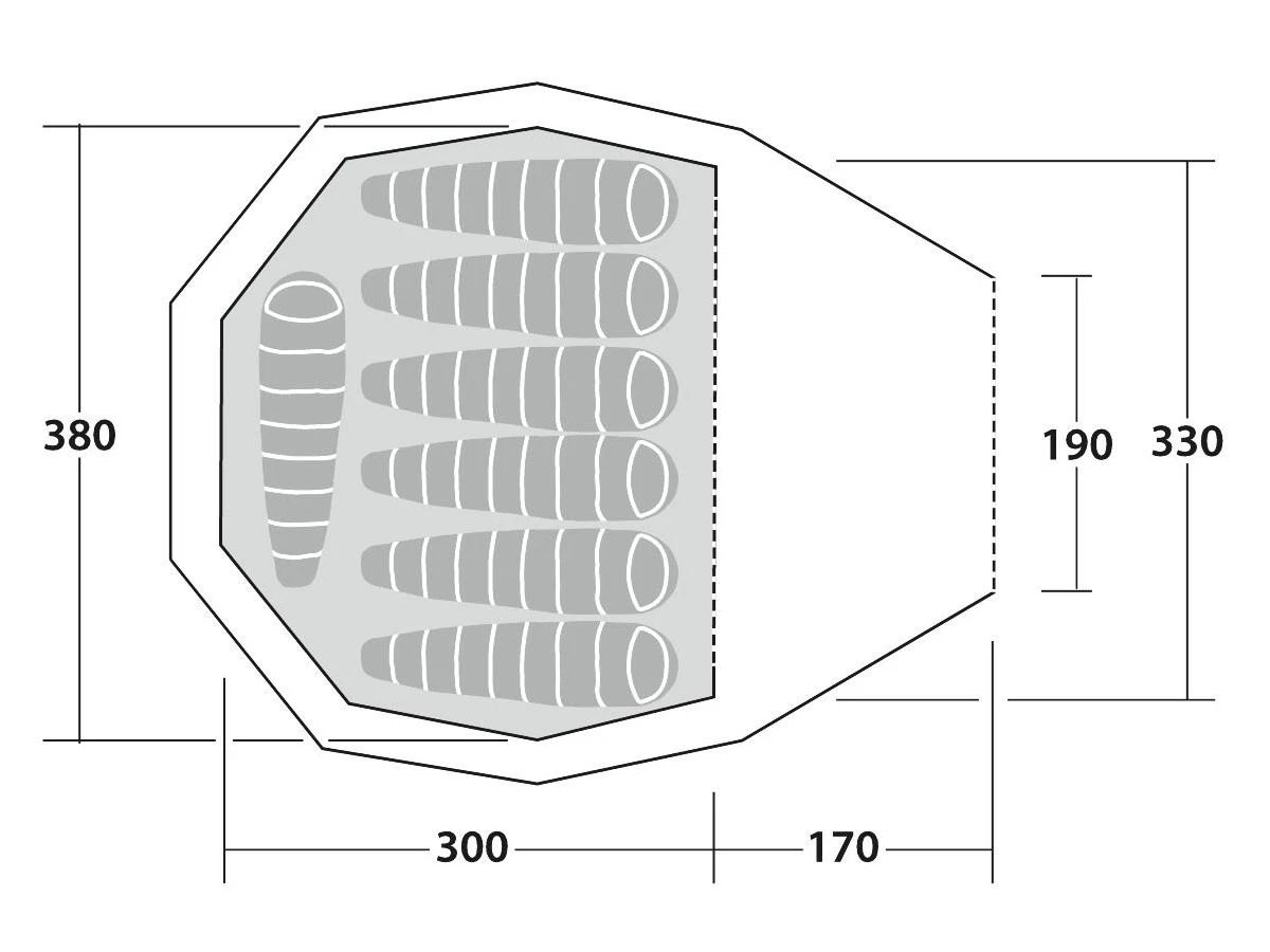 Robens Fairbanks Grande Bell-tent 6 Robens Fairbanks Grande Bell-tent - Afbeelding 6