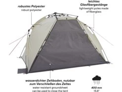 Uquip Speedy Strandtent - Sand 11 Uquip Speedy Strandtent - Sand -Weber Verkoop d5f22f3fbad4aa63