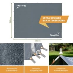 Skandika 5 X 3 Meter Schaduwdoek Met Telescopische Palen -Weber Verkoop e0f20c07dff8f525