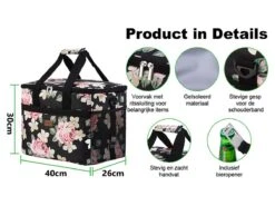 Merkloos Packaway 30 Liter Geïsoleerde Koeltas - Black Flower 11 Merkloos Packaway 30 Liter Geïsoleerde Koeltas - Black Flower -Weber Verkoop e243a34b9e2e8a5c