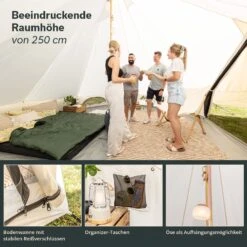 Skandika Tipii 400 Technical Cotton Tent -Weber Verkoop e3ba6edb6f47240f