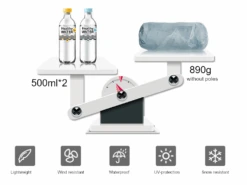 3F UL GEAR 2 PRO 3 Seizoenen 2-persoons Tent - Green -Weber Verkoop f0f822028973fafb