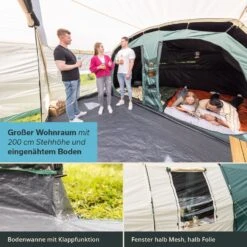 Skandika Hafslo 5 Sleeper Protect Tunneltent -Weber Verkoop f639912e97998ce1
