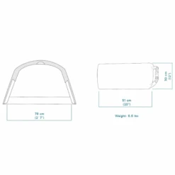 Merkloos Crua Outdoors Hybrid Shelter Bivi Tent -Weber Verkoop fac1e8c9e57c2a3b