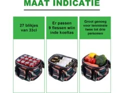 Merkloos Packaway 4-laags 15 Liter Geïsoleerde Koeltas - Abstract -Weber Verkoop fbfc3e81977af968