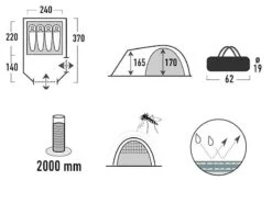 High Peak Tessin 4 Koepeltent -Weber Verkoop high peak tessin 4 blauw 4 ecommerce
