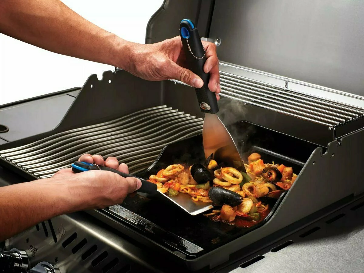 Napoleon 2-delige Rvs Plancha Gereedschapsset 2 Napoleon 2-delige Rvs Plancha Gereedschapsset - Afbeelding 2