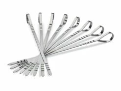 Napoleon Set Van 8 RVS Shaslick Spiesen