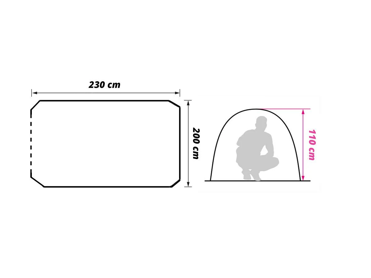 Obelink Aero CoolDark Pop-up Tent 6 Obelink Aero CoolDark Pop-up Tent - Afbeelding 6