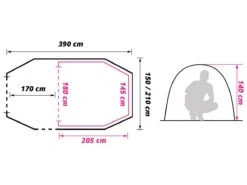 Obelink Lodge 180 Tunneltent -Weber Verkoop obelink lodge 180 floor plan ecommerce