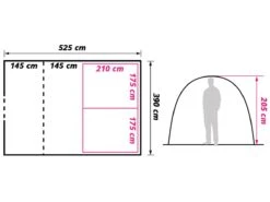 Obelink Lugano 6 Plus Tunneltent 15 Obelink Lugano 6 Plus Tunneltent -Weber Verkoop obelink lugano 6 plus floor plan ecommerce