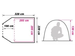 Tweedekans Obelink Shelter 3 CoolDark -Weber Verkoop obelink shelter 3 cooldark floor plan ecommerce 7d85