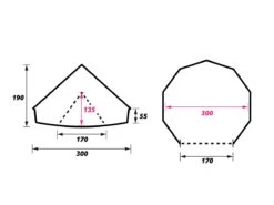 Obelink Sahara 300 Deluxe Bell Tent -Weber Verkoop sahara 300 plattegrond ecommerce 50b5 1
